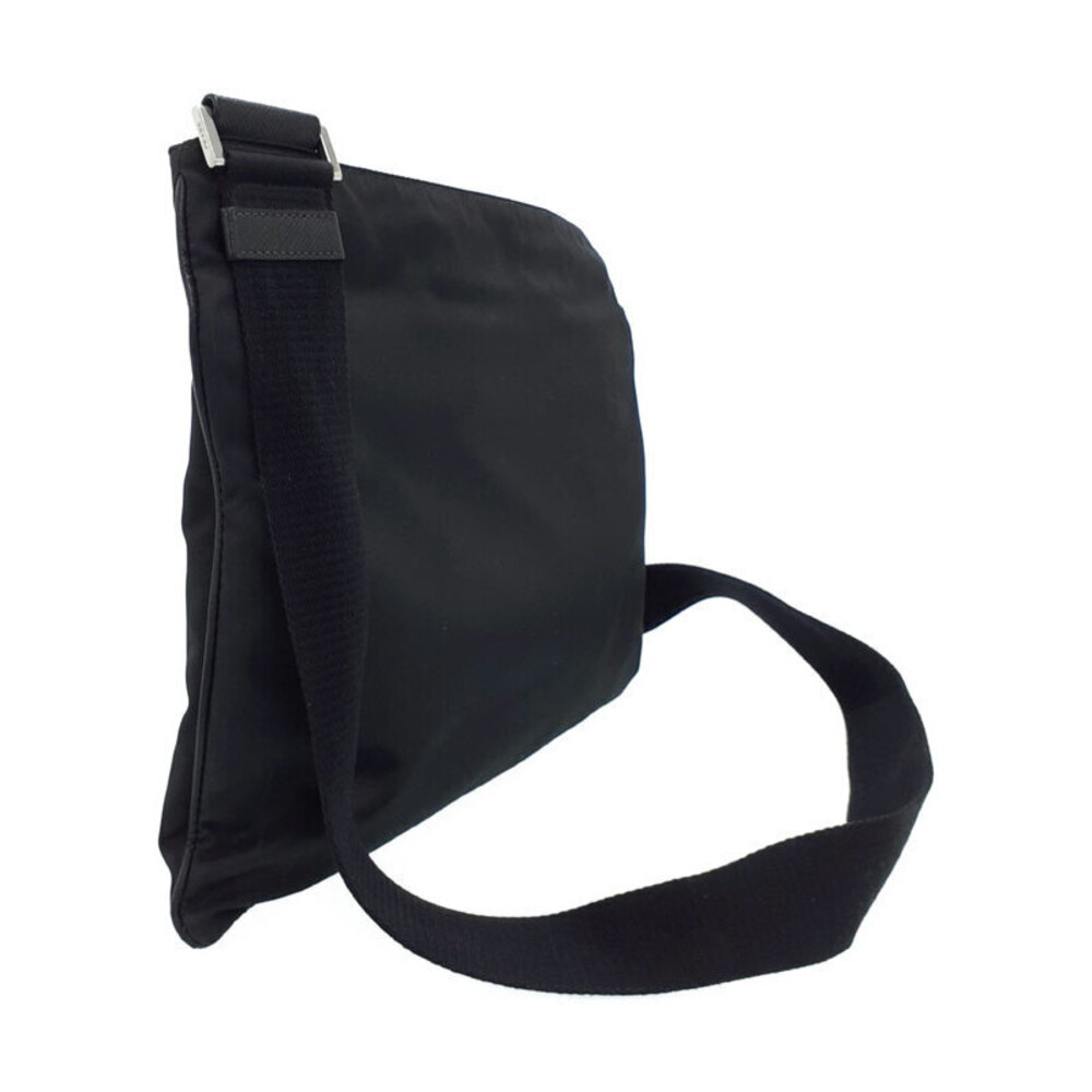 Prada Tessuto Crossbody messenger bag saffiano Leather Nero Black - Picture 2 of 9